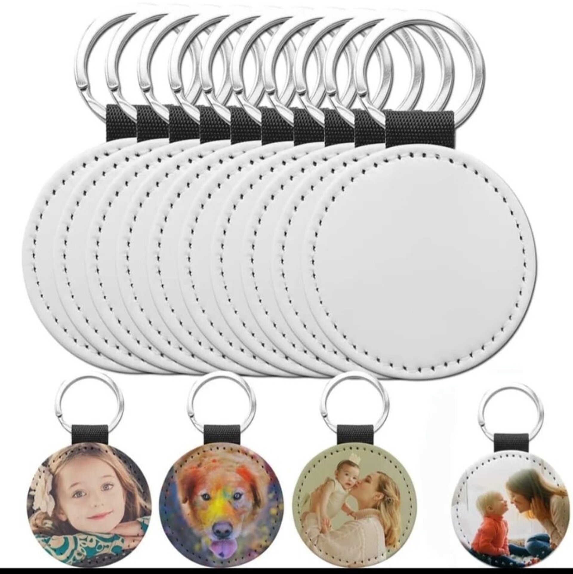 Llavero de piel personalizado - 2