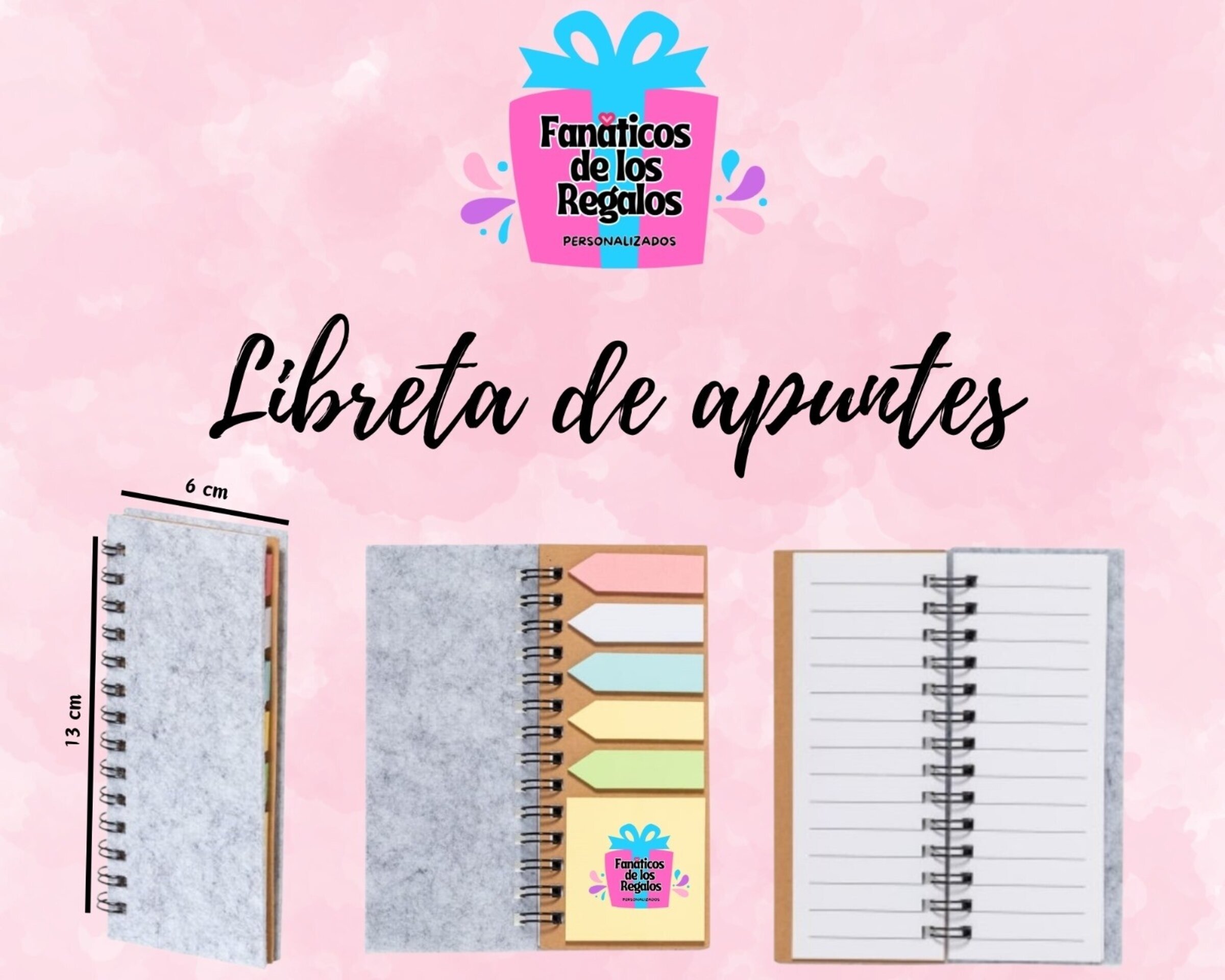 Libreta de apuntes- Lote de 10 unidades (3,70€/unidad) - 2