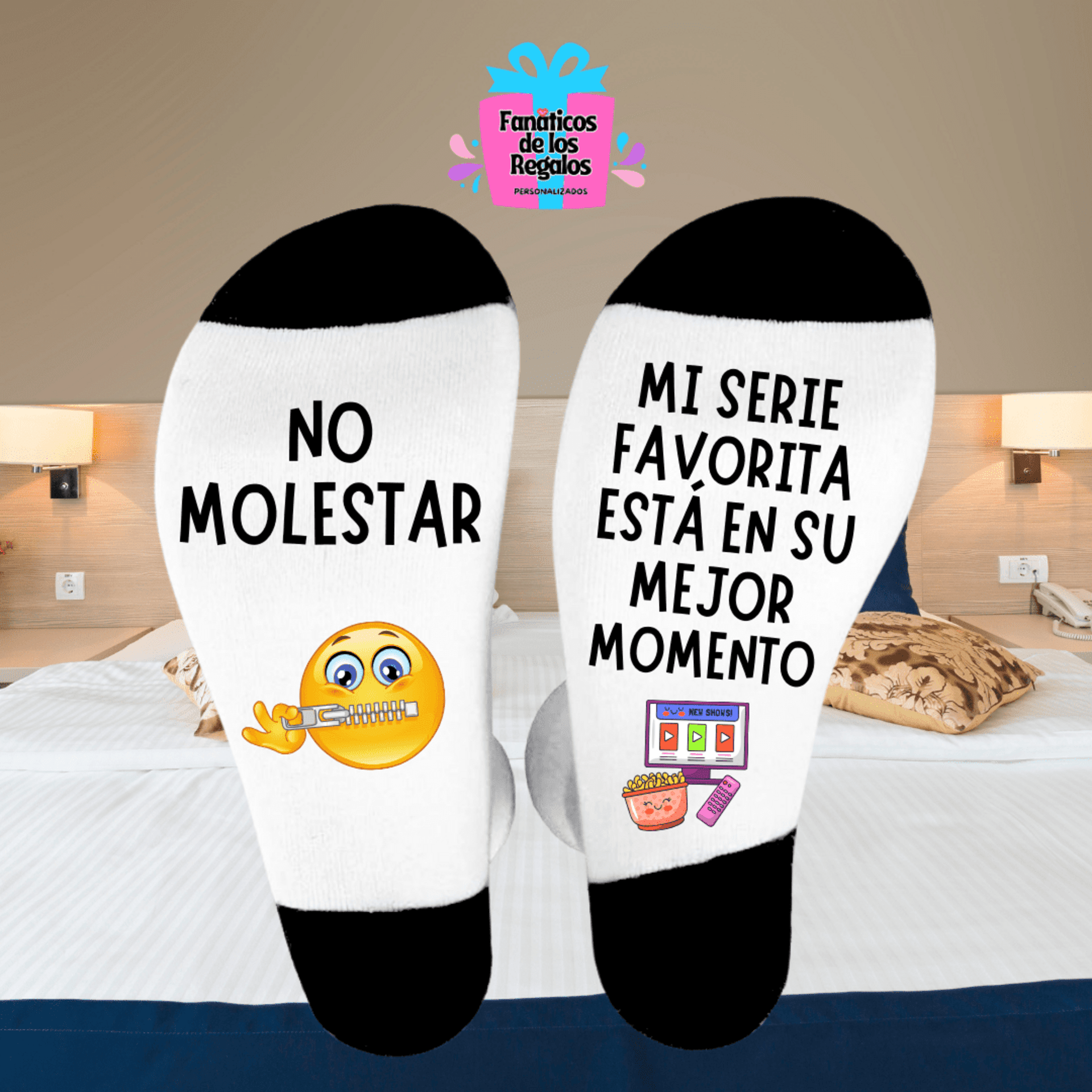 Calcetines divertidos "No molestar mi serie favorita está en su mejor momento" - 2