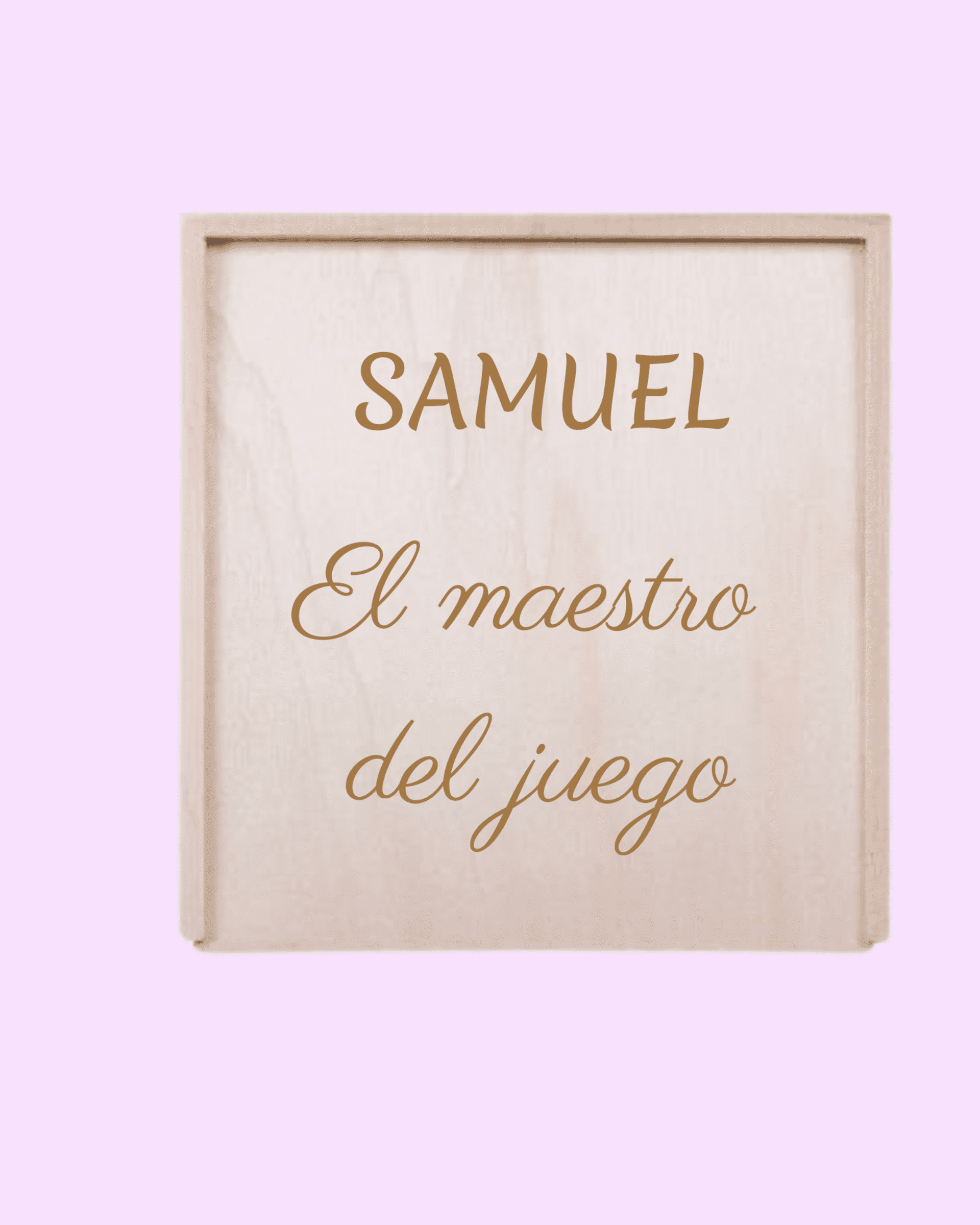 Multijuego 4en1 con grabado láser de texto y/o gráfico -Lote de 10 (7,50€/und) - 2