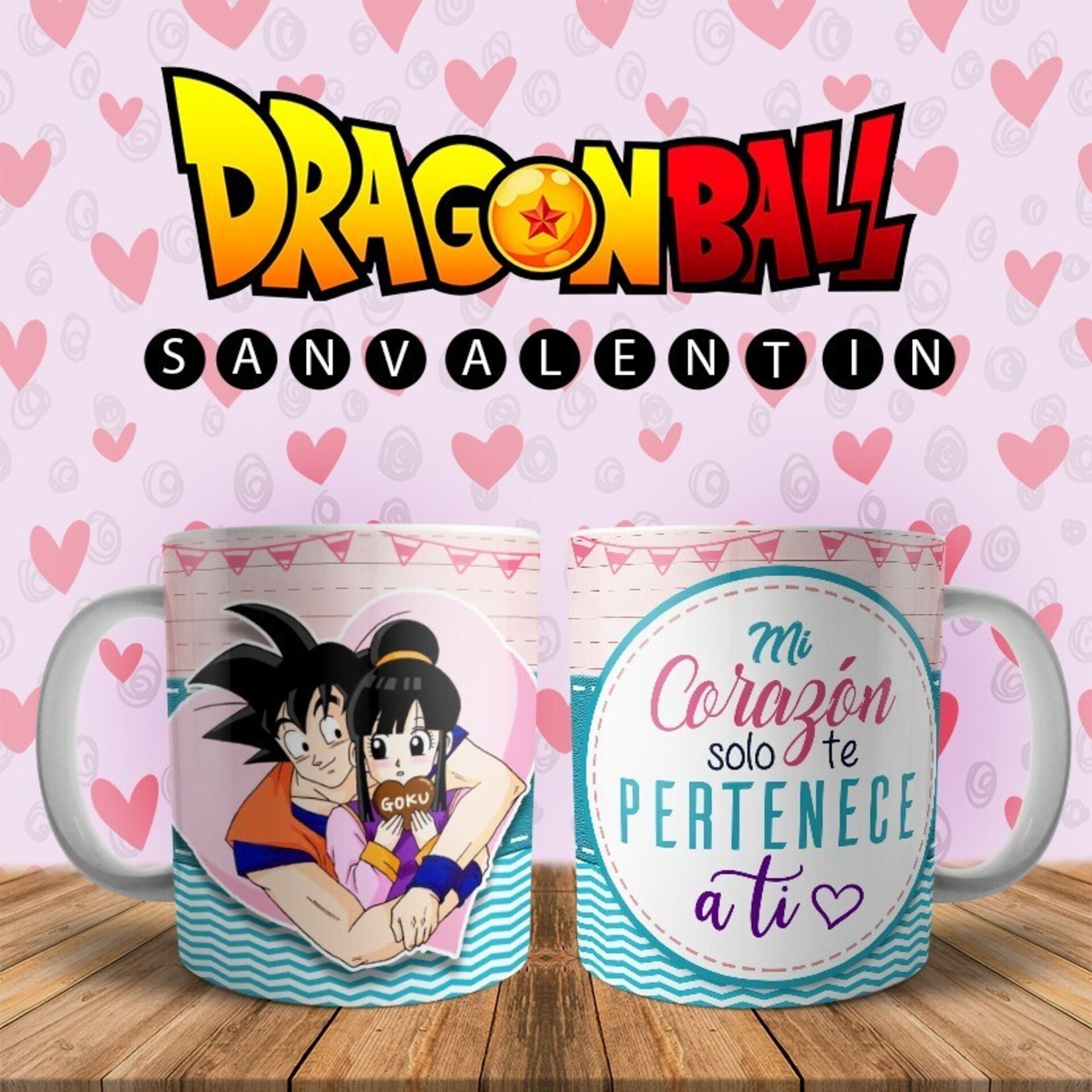 Taza para enamorados colección Dragon Ball - 2