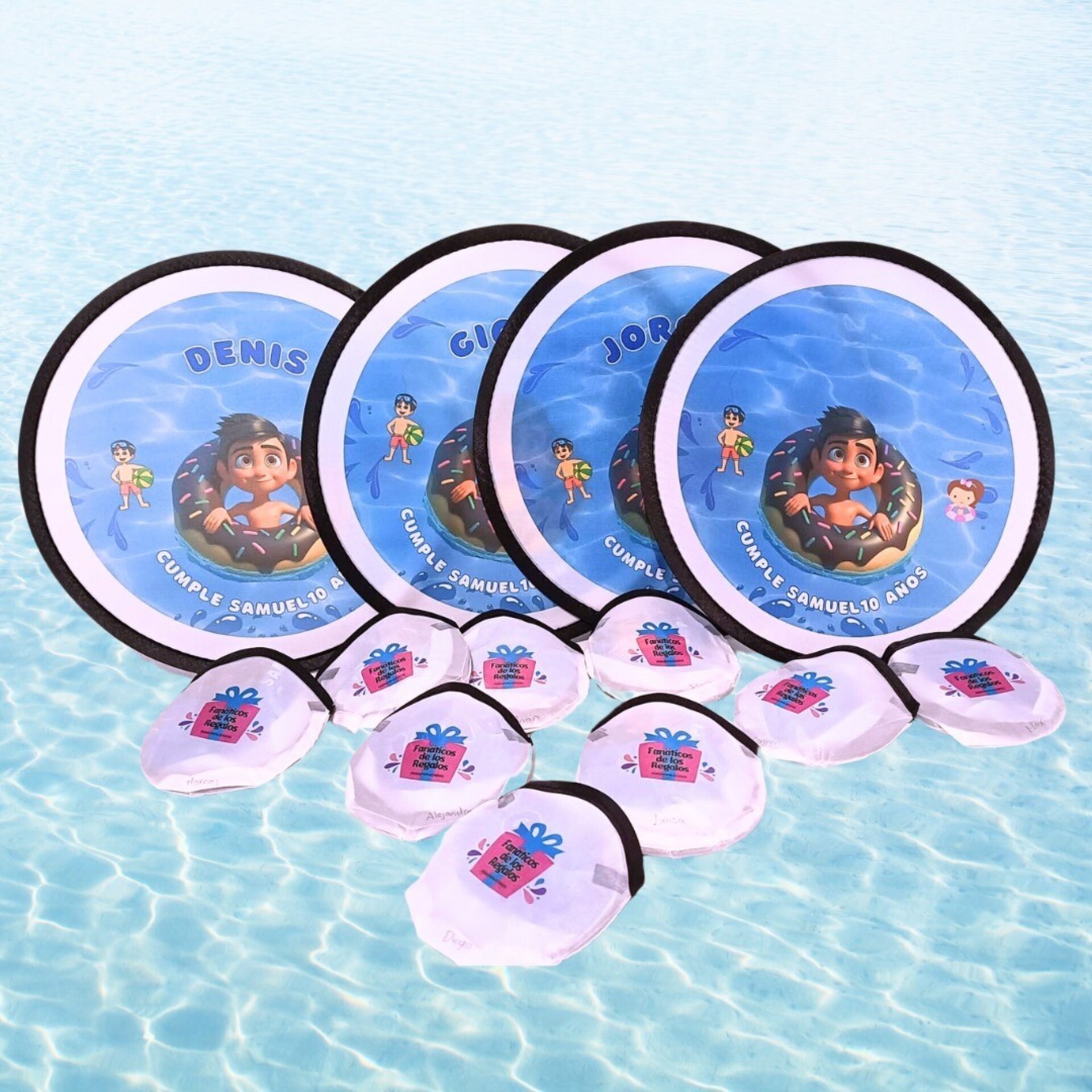 Abanico frisbee plegable -Lote de 10 unidades (3,50€/unidad) - 2