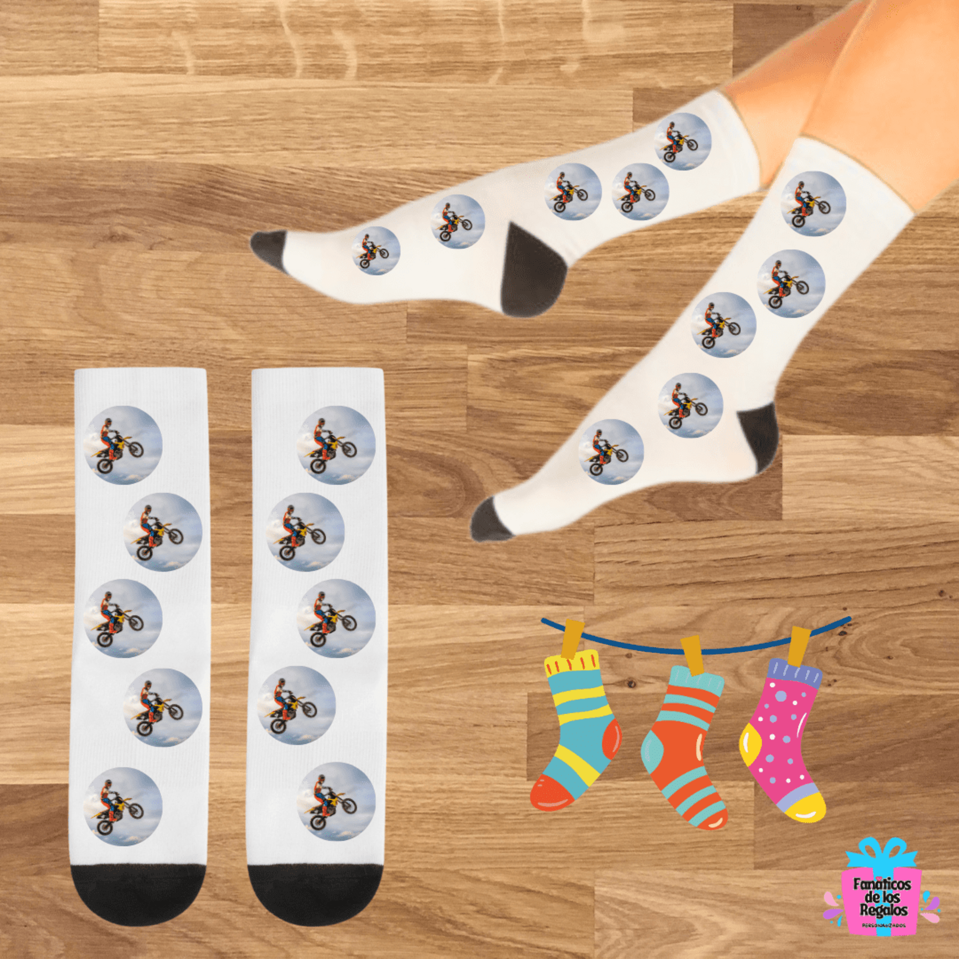 Calcetines personalizados con tu imagen favorita - 2