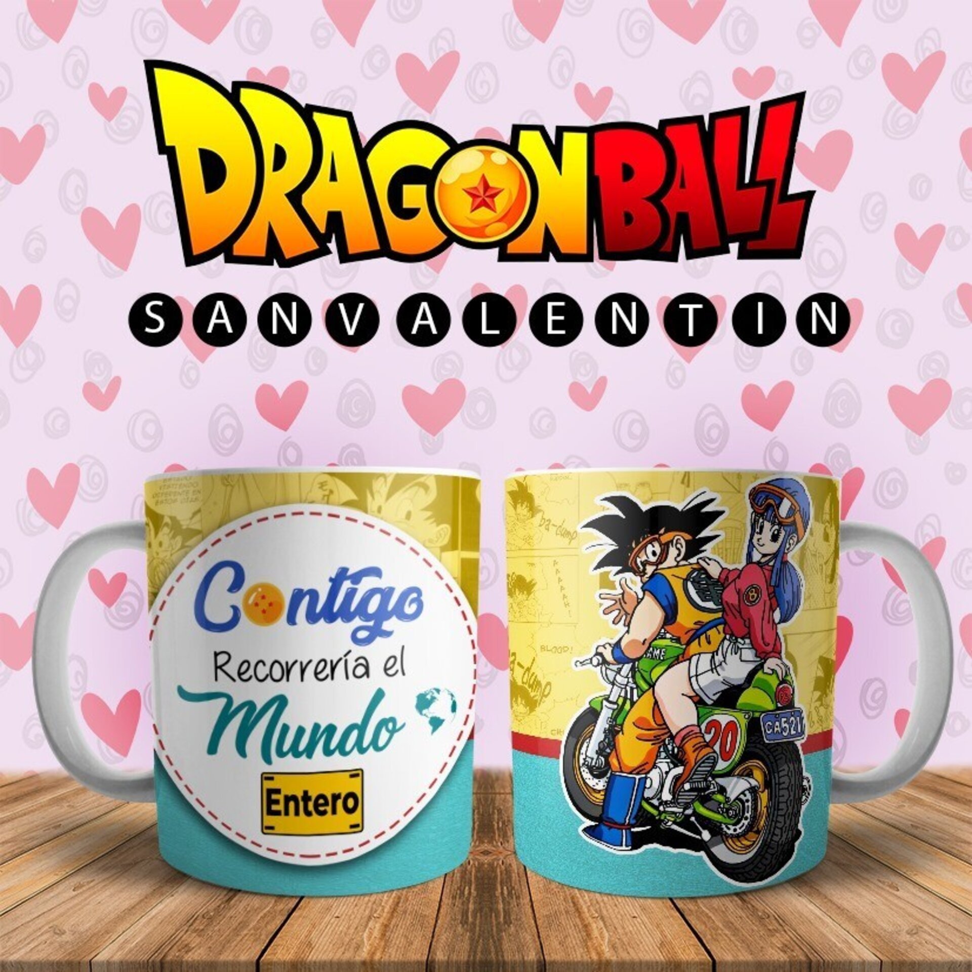 Taza para enamorados colección Dragon Ball - 6
