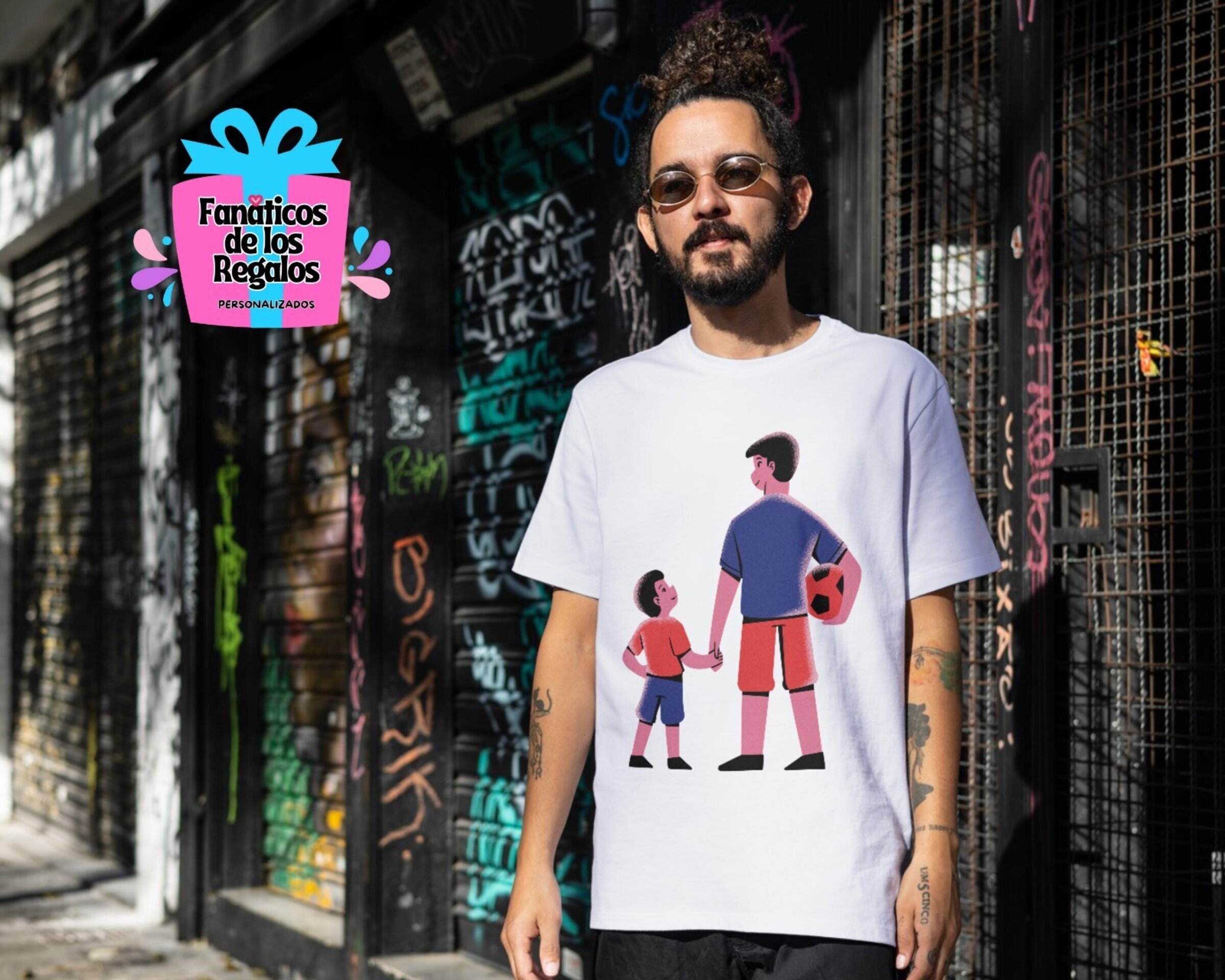 Camiseta Blanca personalizada para Hombre manga corta - 3