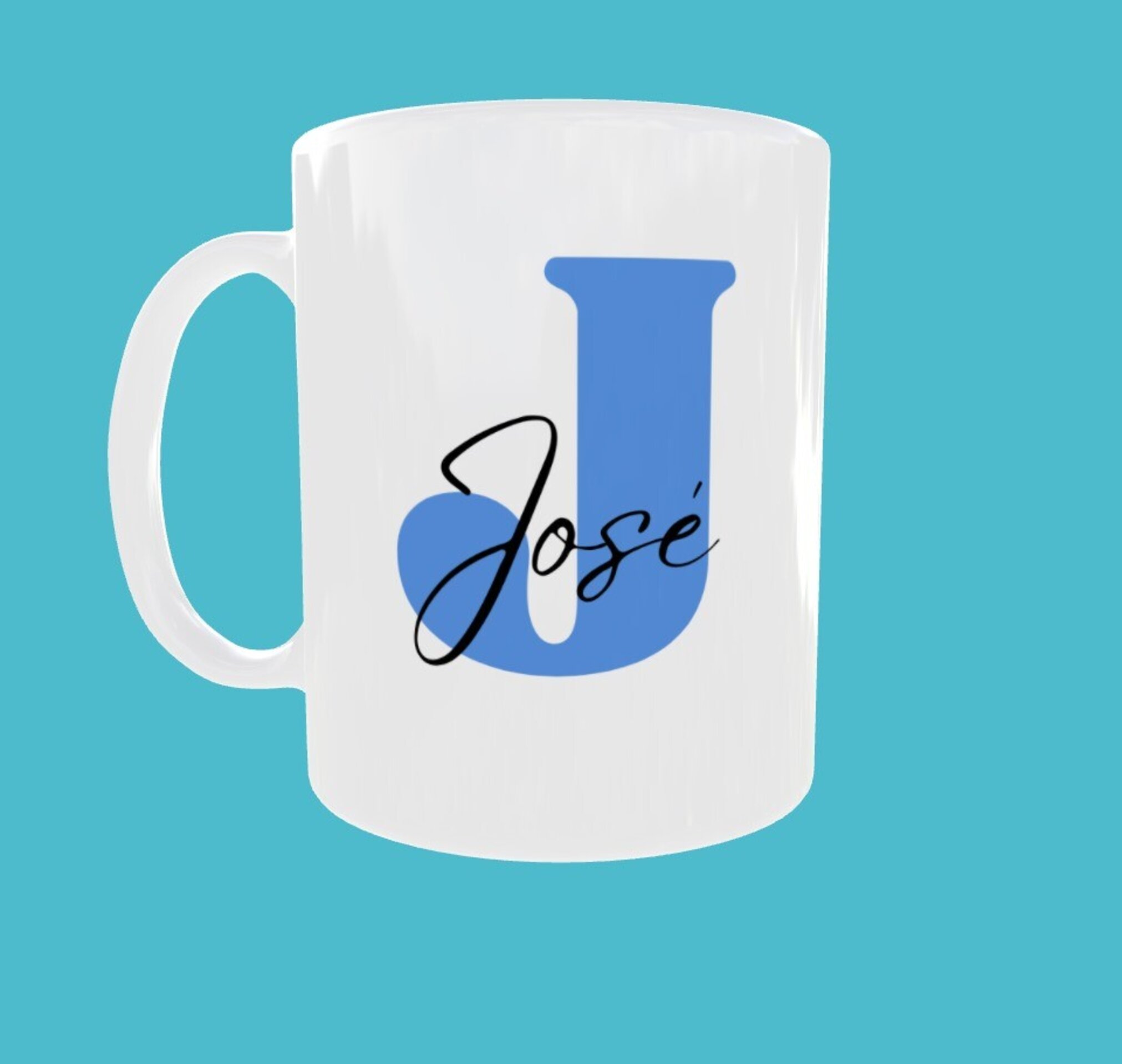 Taza con inicial y nombre - 1