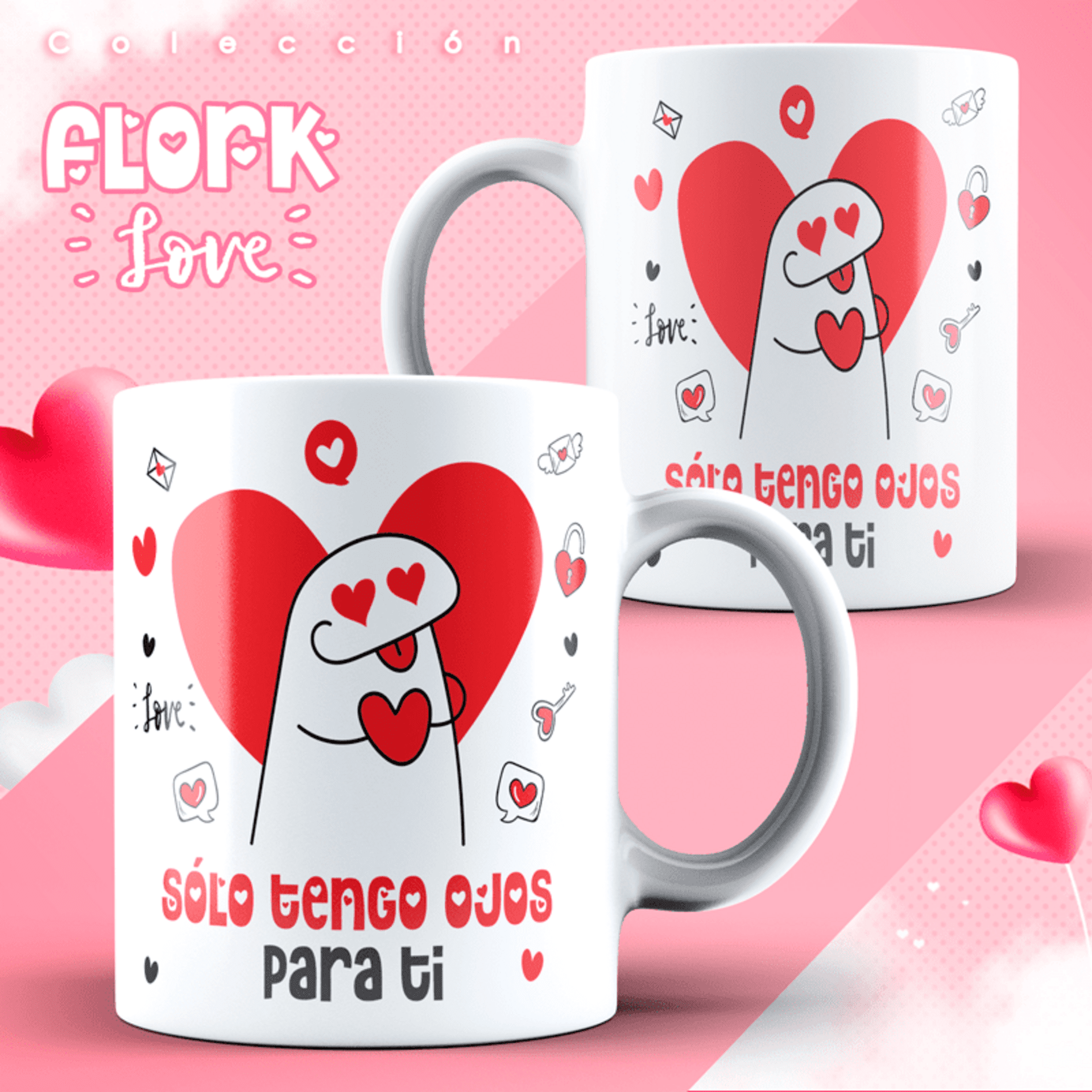 Taza para enamorados colección Flork - 4