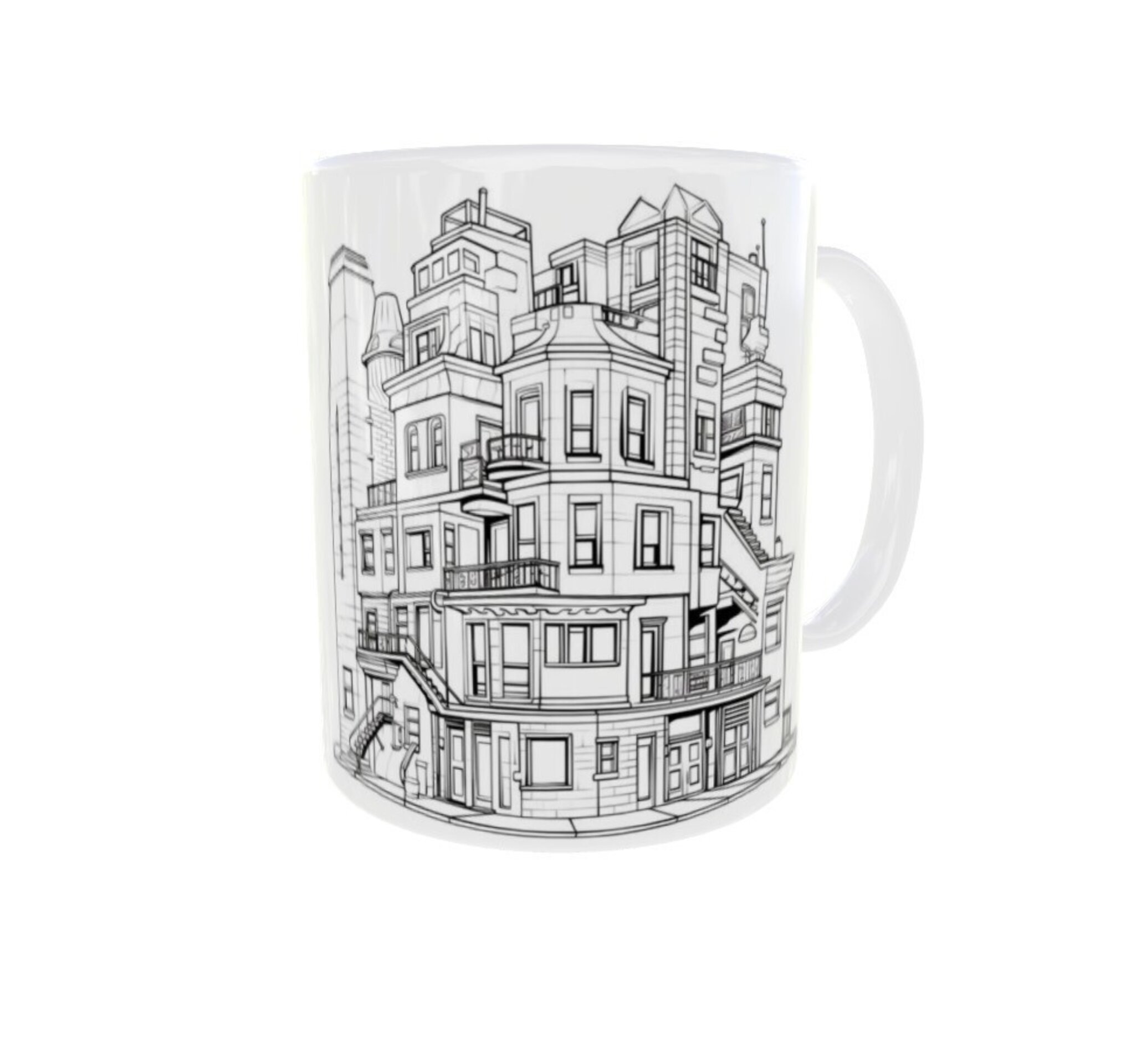 Taza Albañil con cuchara en forma de pala - 2