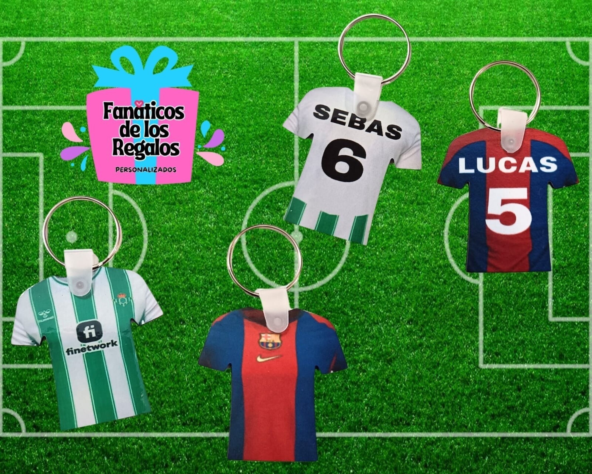 Llavero camiseta con tu equipo deportivo - 4