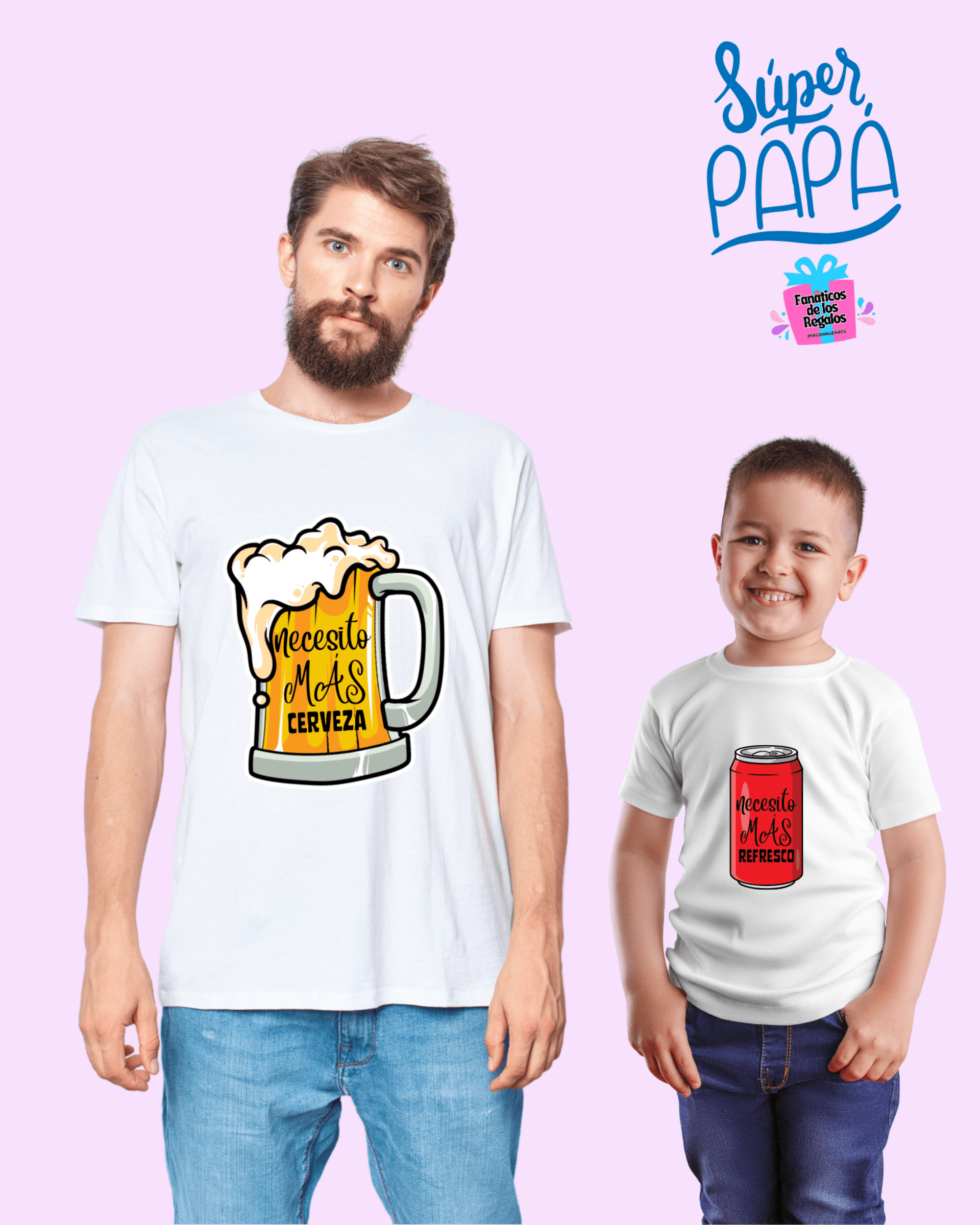 Pack camisetas padre e hijo/a - 4