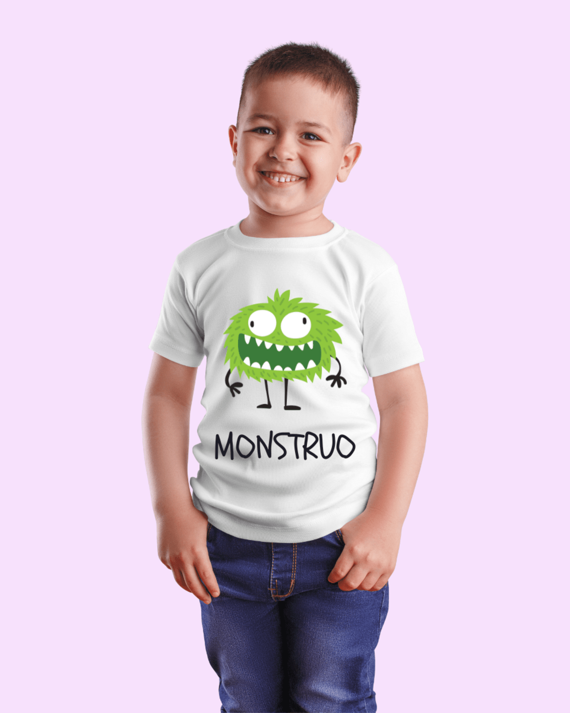Camiseta Blanca personalizada para Niño/a manga corta - 2