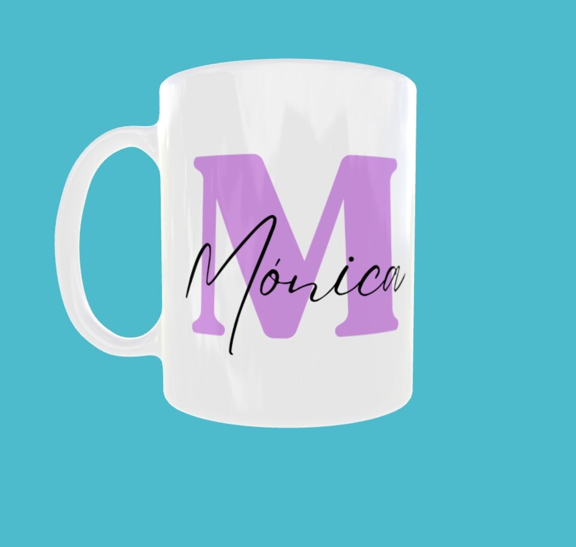 Taza con inicial y nombre - 2